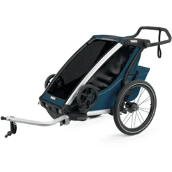 THULE Rimorchio Per Bici Chariot Cross 1 Majolica Blue, Inclusa Amaca Infant Sling 7 THULE Rimorchio Per Bici Chariot Cross 1 Majolica Blue, Inclusa Amaca Infant Sling -Baby Sconto thule rimorchio per bici chariot cross 1 majolica blue inclusa amaca infant sling a399645 2