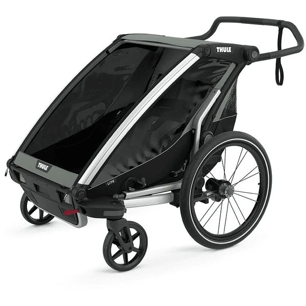 THULE Rimorchio Per Bici Chariot Lite 2 Agave, Inclusa Amaca Infant Sling 4 THULE Rimorchio Per Bici Chariot Lite 2 Agave, Inclusa Amaca Infant Sling - immagine 4