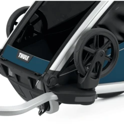 THULE Rimorchio Per Bici Da Bambino Chariot Cross 2 Majolica Blue -Baby Sconto thule rimorchio per bici da bambino chariot cross 2 majolica blue a305458 4