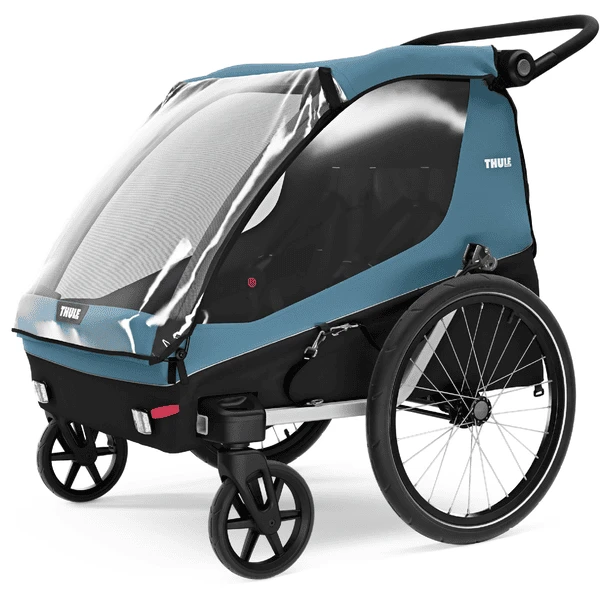 THULE Rimorchio Per Bicicletta Courier Aegean Blue 2 THULE Rimorchio Per Bicicletta Courier Aegean Blue - immagine 2