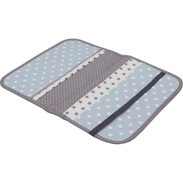 Ullenboom Patchwork Borsa Per Pannolini - Azzurro/grigio Chiaro 2 Ullenboom Patchwork Borsa Per Pannolini - Azzurro/grigio Chiaro - immagine 2