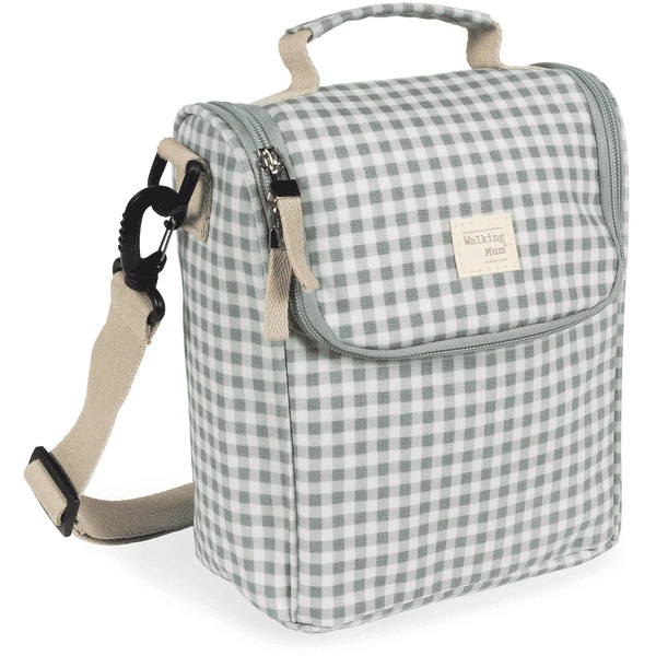 Walking Mum Organizer Per Passeggini Termico I Love Vichy, Verde 2 Walking Mum Organizer Per Passeggini Termico I Love Vichy, Verde - immagine 2