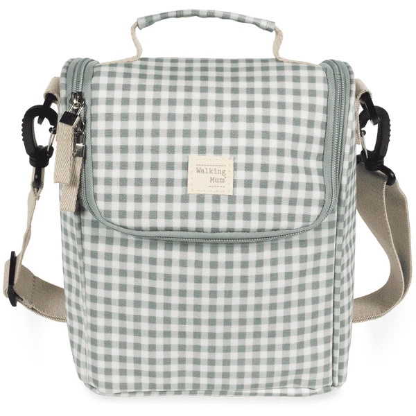 Walking Mum Organizer Per Passeggini Termico I Love Vichy, Verde 1 Walking Mum Organizer Per Passeggini Termico I Love Vichy, Verde