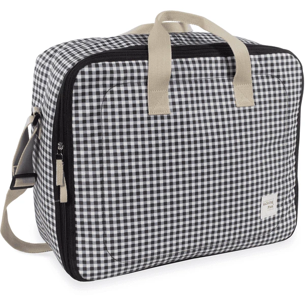 Walking Mum Valigia I Love Vichy Nero 2 Walking Mum Valigia I Love Vichy Nero - immagine 2