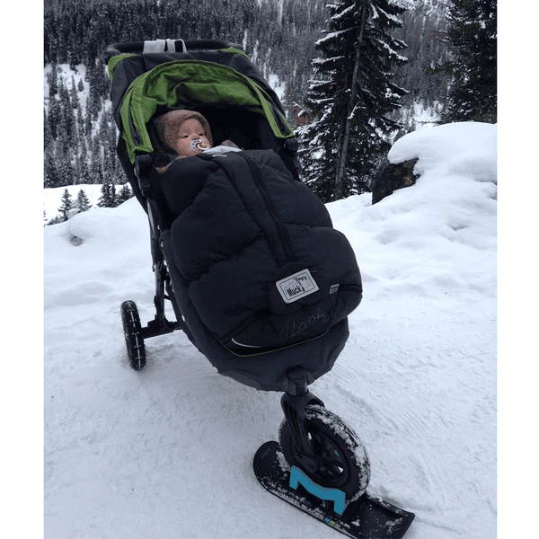 Wheelblades XL Stroller Ski Single Nero/blu 2 Wheelblades XL Stroller Ski Single Nero/blu - immagine 2