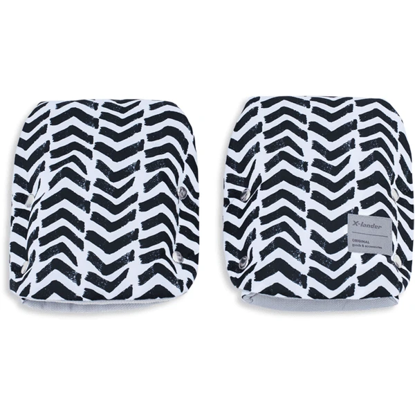 X-lander Scaldamani X-Muff Art Frenzy Zebra 3 X-lander Scaldamani X-Muff Art Frenzy Zebra - immagine 3