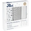 Alvi ® Molton Pannolini 3-pack Aqua Dot 80 X 80 Cm