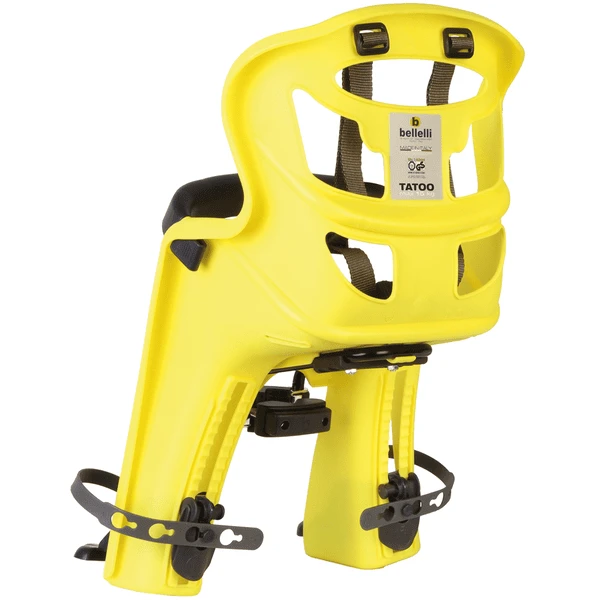 BELLELLI Bike Seat Tattoo Plus Handlefix Montaggio Manubrio Yellow High Viz 4 BELLELLI Bike Seat Tattoo Plus Handlefix Montaggio Manubrio Yellow High Viz - immagine 4