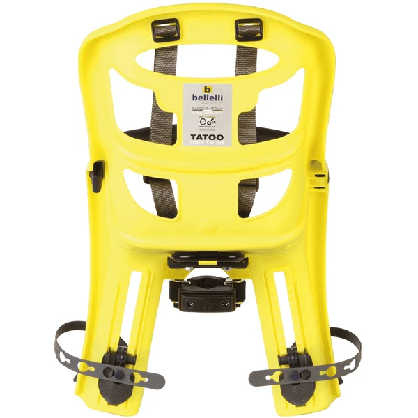 BELLELLI Bike Seat Tattoo Plus Handlefix Montaggio Manubrio Yellow High Viz 5 BELLELLI Bike Seat Tattoo Plus Handlefix Montaggio Manubrio Yellow High Viz - immagine 5