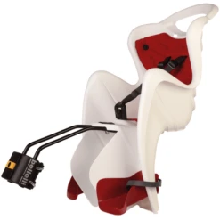 BELLELLI Seggiolino Per Bici Mr Fox B-fix Frame Mount White / Rosso