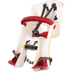 BELLELLI Seggiolino Per Bici Tattoo Plus Handlefix Attacco Manubrio White Rosso
