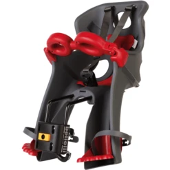 BELLELLI Seggiolino Per Bicicletta Freccia B-Fix Montaggio Del Telaio Grigio Scuro