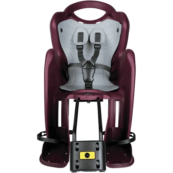 BELLELLI Seggiolino Per Bicicletta Mr Fox Luxe B-Fix Frame Mount - Rosso 2 BELLELLI Seggiolino Per Bicicletta Mr Fox Luxe B-Fix Frame Mount - Rosso - immagine 2