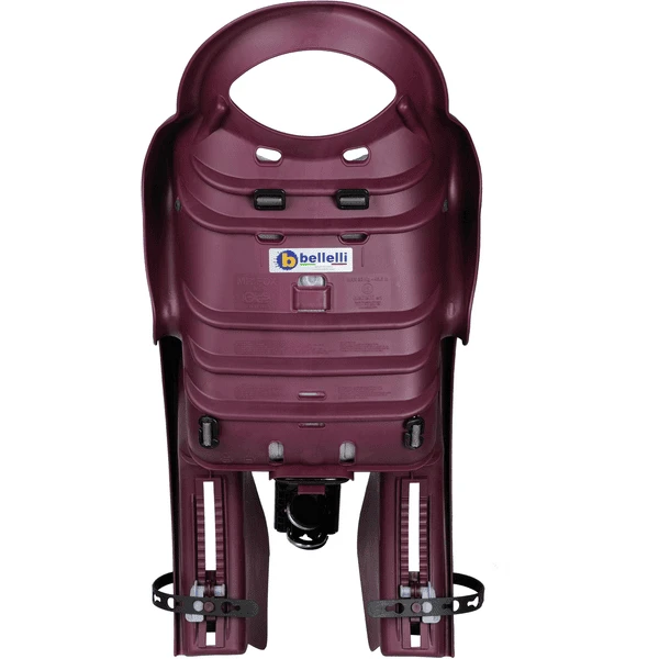 BELLELLI Seggiolino Per Bicicletta Mr Fox Luxe B-Fix Frame Mount - Rosso 4 BELLELLI Seggiolino Per Bicicletta Mr Fox Luxe B-Fix Frame Mount - Rosso - immagine 4