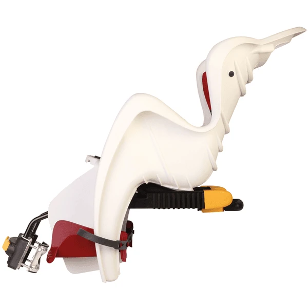 BELLELLI Seggiolino Per Bicicletta Mr Fox Reclining B-fix Frame Mount Bianco/rosso 5 BELLELLI Seggiolino Per Bicicletta Mr Fox Reclining B-fix Frame Mount Bianco/rosso - immagine 5