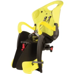 BELLELLI Seggiolino Per Bicicletta Tiger Montaggio A Cremagliera Yellow HI VIZ