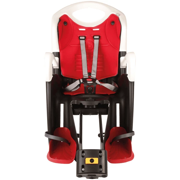 BELLELLI Seggiolino Per Bicicletta Tiger Reclining B-Fix Frame Mount Bianco/rosso 2 BELLELLI Seggiolino Per Bicicletta Tiger Reclining B-Fix Frame Mount Bianco/rosso - immagine 2