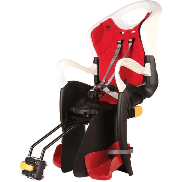 BELLELLI Seggiolino Per Bicicletta Tiger Reclining B-Fix Frame Mount Bianco/rosso 1 BELLELLI Seggiolino Per Bicicletta Tiger Reclining B-Fix Frame Mount Bianco/rosso