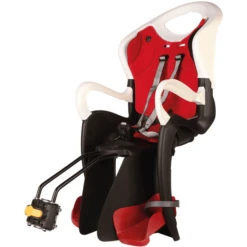 BELLELLI Sella Per Bicicletta Tiger B-Fix Frame Mount White / Rosso -Baby Sconto bellelli sella per bicicletta tiger b fix frame mount white rosso a346837 4