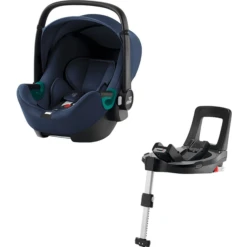 Britax Römer Seggiolino Auto Baby-Safe 3 I-Size Inclusa Base Flex 5Z, Blu Indaco