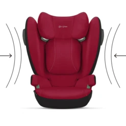 Cybex Silver Seggiolino Auto Solution B3 I-Fix Dynamic Red -Baby Sconto cybex silver seggiolino auto solution b3 i fix dynamic red a411423 3