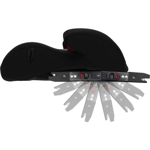 Fillikid Rialzo Per Auto Con Isofix Richiudibile, Grigio Melange 4 Fillikid Rialzo Per Auto Con Isofix Richiudibile, Grigio Melange - immagine 4