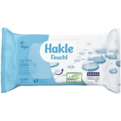 Hakle Wet Wipes Ultra Sensitive , 42 Fogli 8 Hakle Wet Wipes Ultra Sensitive , 42 Fogli -Baby Sconto hakle wet wipes ultra sensitive 42 fogli a354744 3