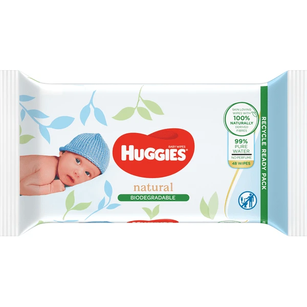 Huggies Salviette Umide Per Bambini Natural 8 X 48 Salviette 3 Huggies Salviette Umide Per Bambini Natural 8 X 48 Salviette - immagine 3