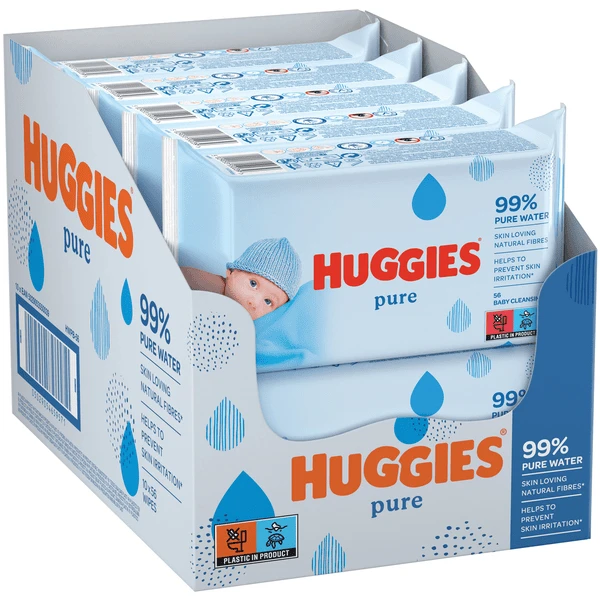 Huggies Salviettine Umidificate Pure Sensitive 10 X 56 Salviettine 1 Huggies Salviettine Umidificate Pure Sensitive 10 X 56 Salviettine