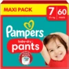 Pampers® Pampers Baby-Dry Pants, Taglia 7 Extra Large 17+ Kg, Confezione Maxi (1 X 60 Pants)