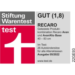 RECARO Seggiolino Auto Avan Prime Mat Black, Base Incl. -Baby Sconto recaro seggiolino auto avan prime mat black base incl a326078 2