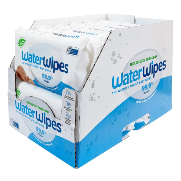 WaterWipes Salviette Per Bambini, Biodegradabili, 12 X 60 Salviette (720 Pz) 1 WaterWipes Salviette Per Bambini, Biodegradabili, 12 X 60 Salviette (720 Pz)