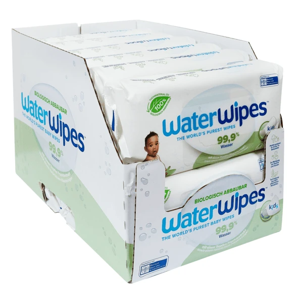 WaterWipes Salviette Per Bambini, Kids, Biodegradabili, 12 X 60 Salviette (720 Pz) 1 WaterWipes Salviette Per Bambini, Kids, Biodegradabili, 12 X 60 Salviette (720 Pz)